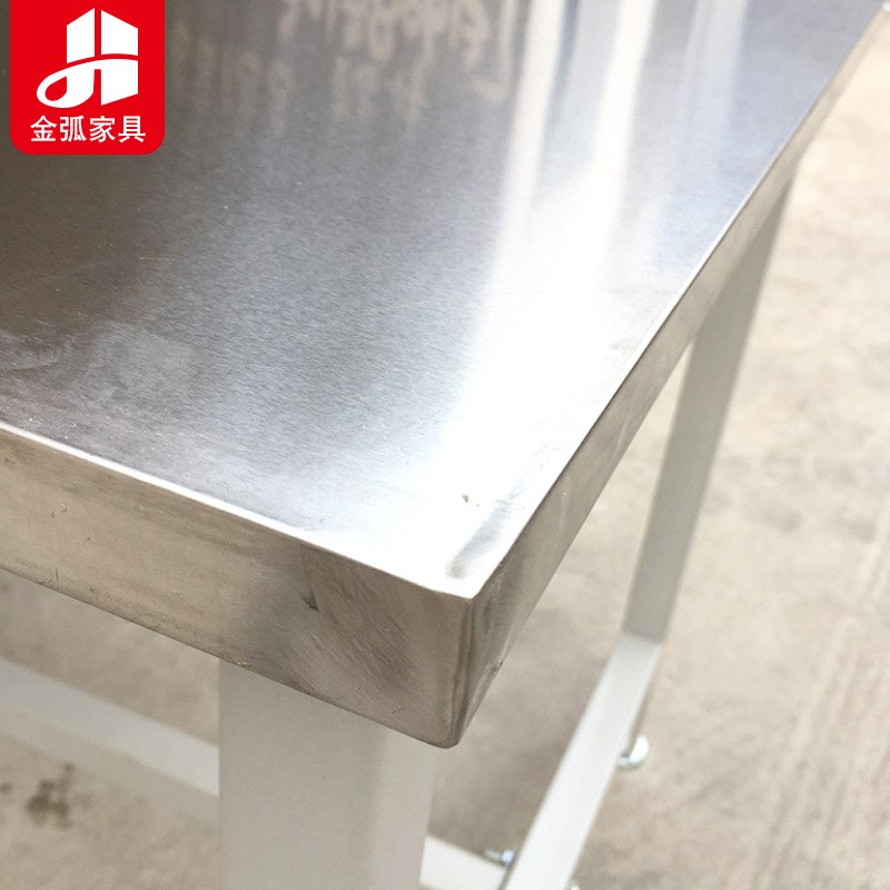 源头单层超净不锈钢工作台  车间仓储打包台不锈钢洁净操作台