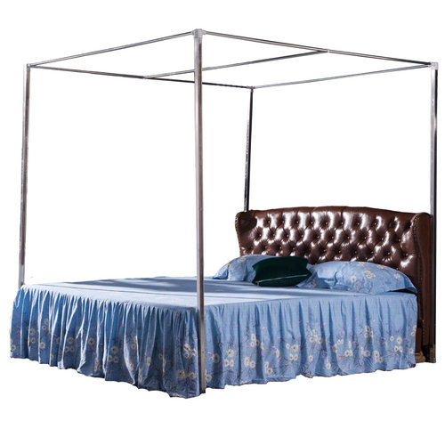 支架蚊帐不锈钢方管3p0mm压脚落地无接驳整支不拼接(不含蚊帐)