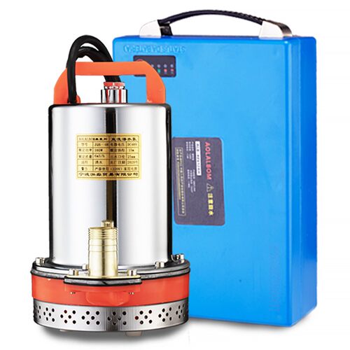 充电式直流48V潜水泵12V24浇菜神器抽水机农用灌溉家用抽水机小型