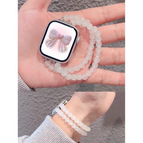 极简冷清串珠iwatch表带s11