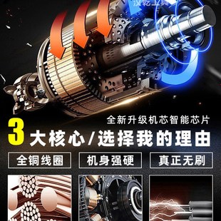 8大扭力桁架棘轮小飞无刷迷你电动扳手冲击起子机扳手电钻风炮