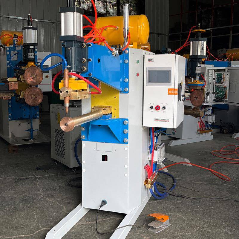 滤清器滤芯不锈钢圆孔网中频点焊机镀锌菱形网圆筒无痕排焊机