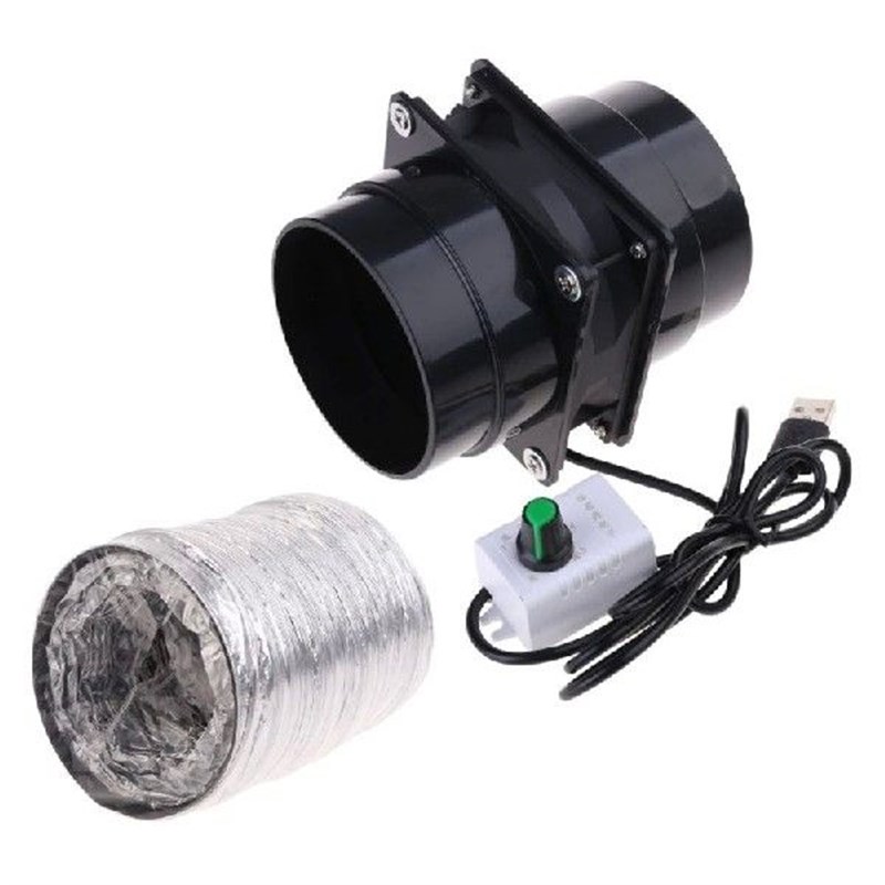 Compact and Pormtable Fume Extractor Fan with Duct Pipe and
