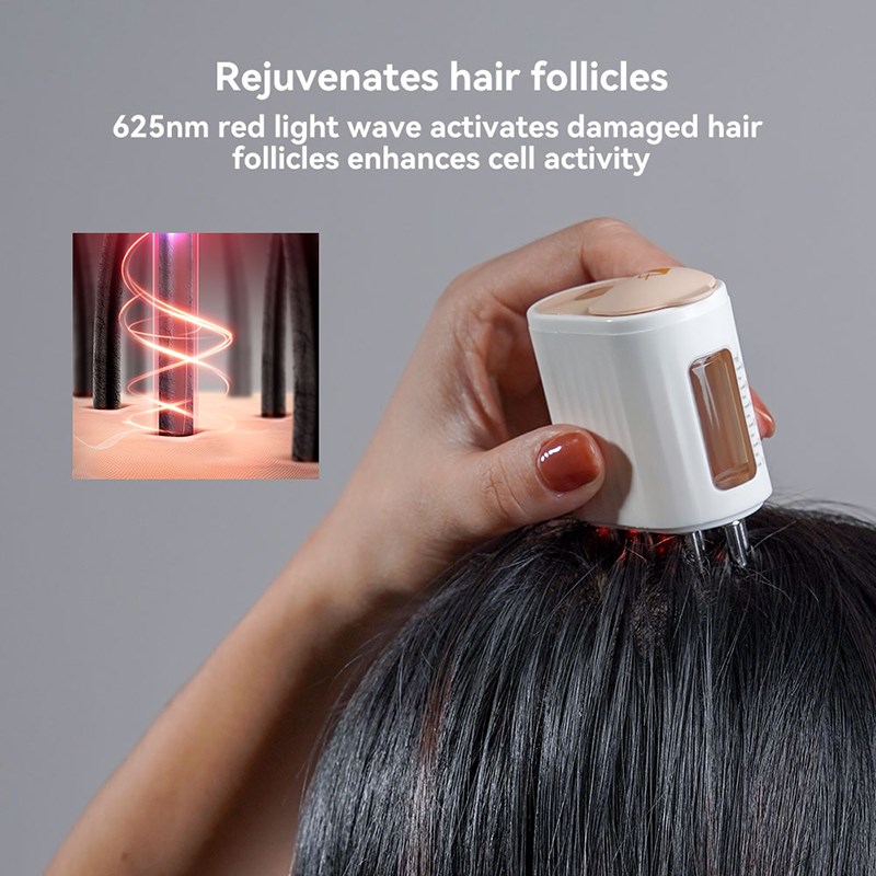 Electrdic Head Scalp Massager Hair Growth Oil Serum Comb Wat
