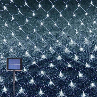 Solar cNet Mesh String Lights Outdoor Waterproof Fairy Light