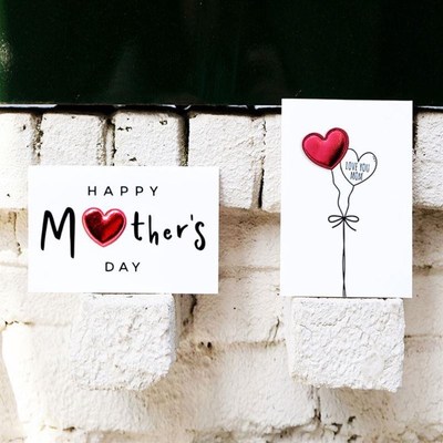 mothers day card love mom greeting carNds gift card母亲节卡