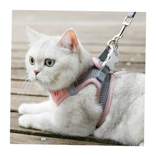 Leash vest Cat Clothes Breaathable Pet Escape Harness Proof