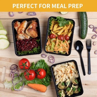 Lunchbox 10pcs/set Meal Prep ContaFiner Plastic Food Prep Co