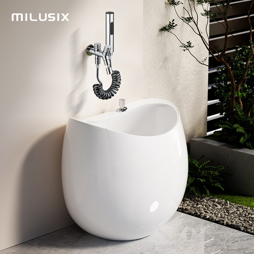 MILUSIX日式拖把池陶瓷拖布池子