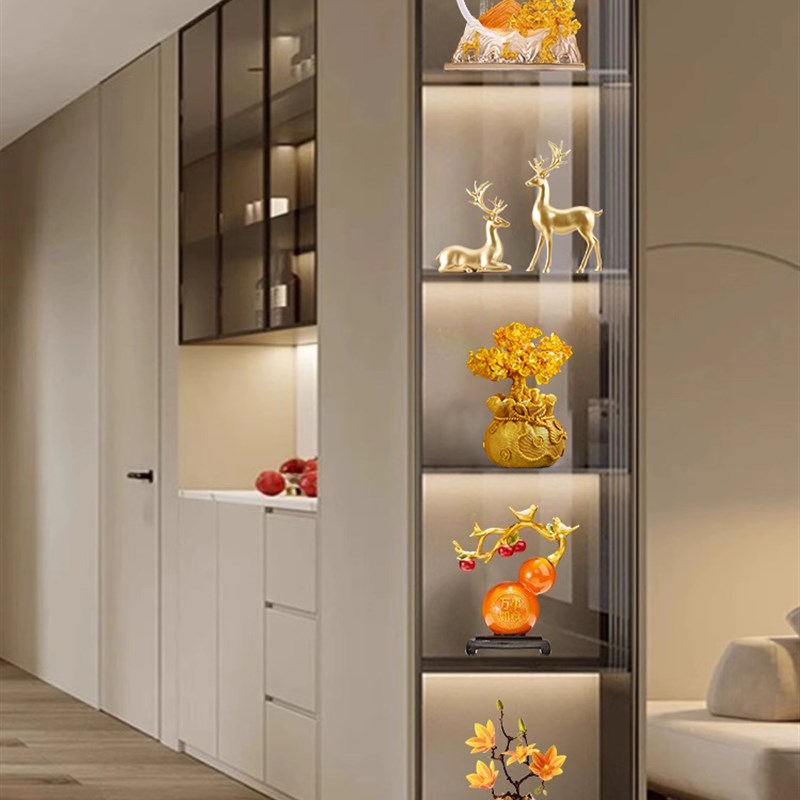 现代酒柜装饰品摆件轻奢客厅家居电视柜展示柜工艺品乔迁礼物