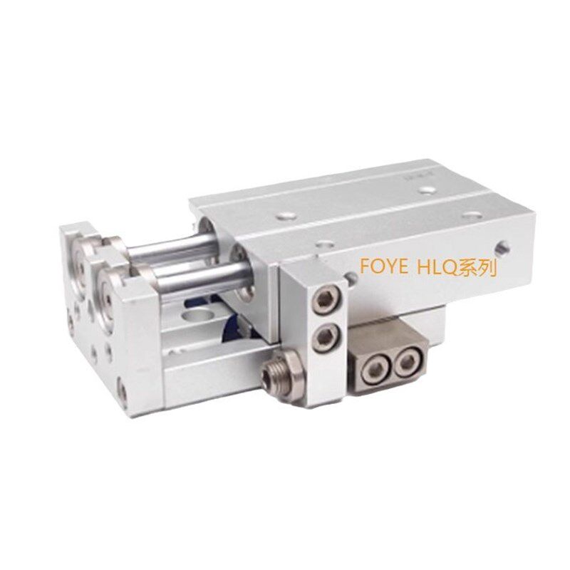 国产HLQ/HLQL系列双轴滑台气缸循环滚珠线性导轨替换亚德客
