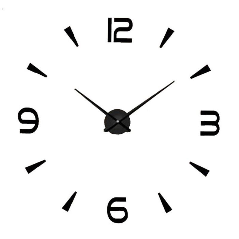 厂家1米大尺寸挂钟创意组合3D挂钟表跨境ebay墙贴钟表时钟,家居饰品,挂钟,淘宝优惠券,粉丝福利购,淘宝优惠卷