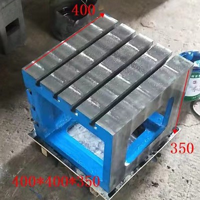 摇臂钻工作台铸铁T型槽方箱机床垫箱方筒等高四方体来图生产