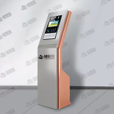 海康人脸识别立柱门禁刷卡立柱楼宇可视对讲不锈钢门口机支架制作