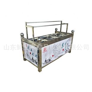 酒店使用腐竹油皮機 電加熱不銹鋼油皮機 明檔商用豆皮機
