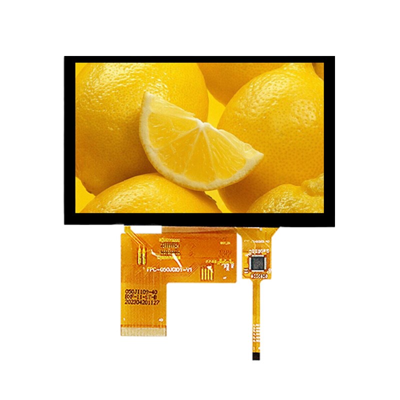 polcd浦洋5寸LCD液晶屏RGB屏幕800*480电容触摸屏全视角TFT显示屏