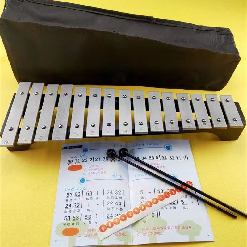 奥尔夫15音铝板琴学生音乐教具y专业25音木琴30音敲琴37音马林巴