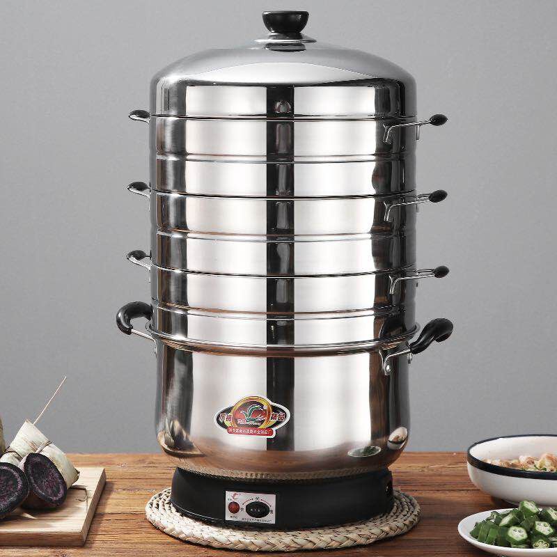 蒸锅家用a电蒸锅多功能大容量蒸笼蒸菜饭馒头插电蒸锅智能蒸米饭