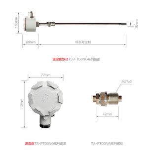 温型温湿度传感器 湿度传感器探头 温湿度变送器 精度 露点仪