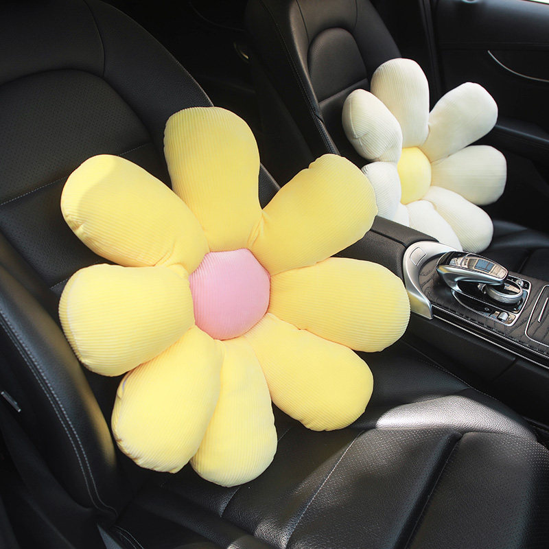 车靠背垫护腰卡通爱小雏菊夏季座椅靠垫汽车腰靠四季通用小腰枕,汽车用品/电子/清洗/改装,腰靠,淘宝优惠券,粉丝福利购,淘宝优惠卷