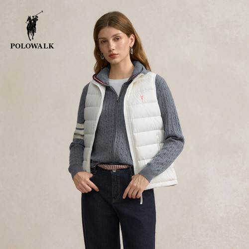 POLOWALK女士羽绒马甲外穿背心