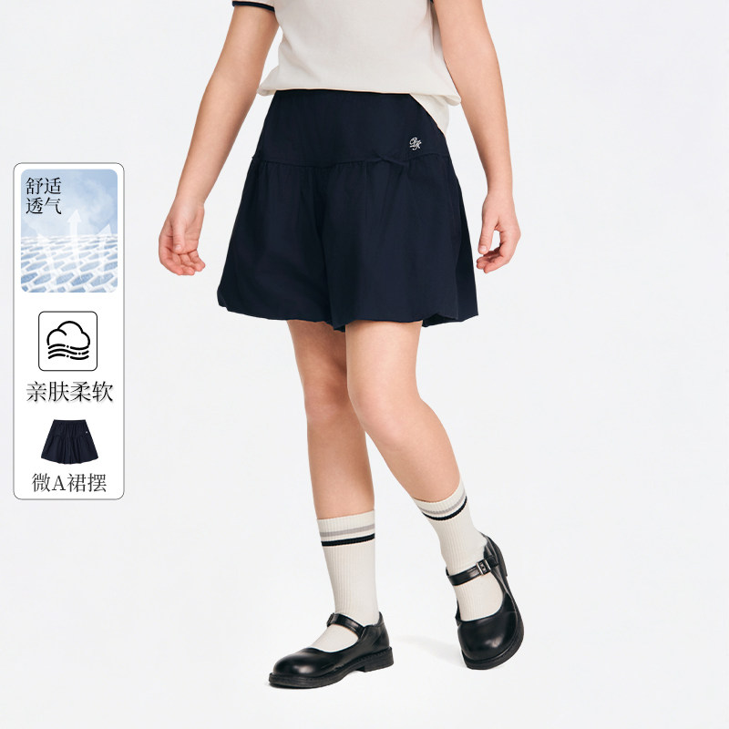 POLOWALK女童夏季新款微A裙裤