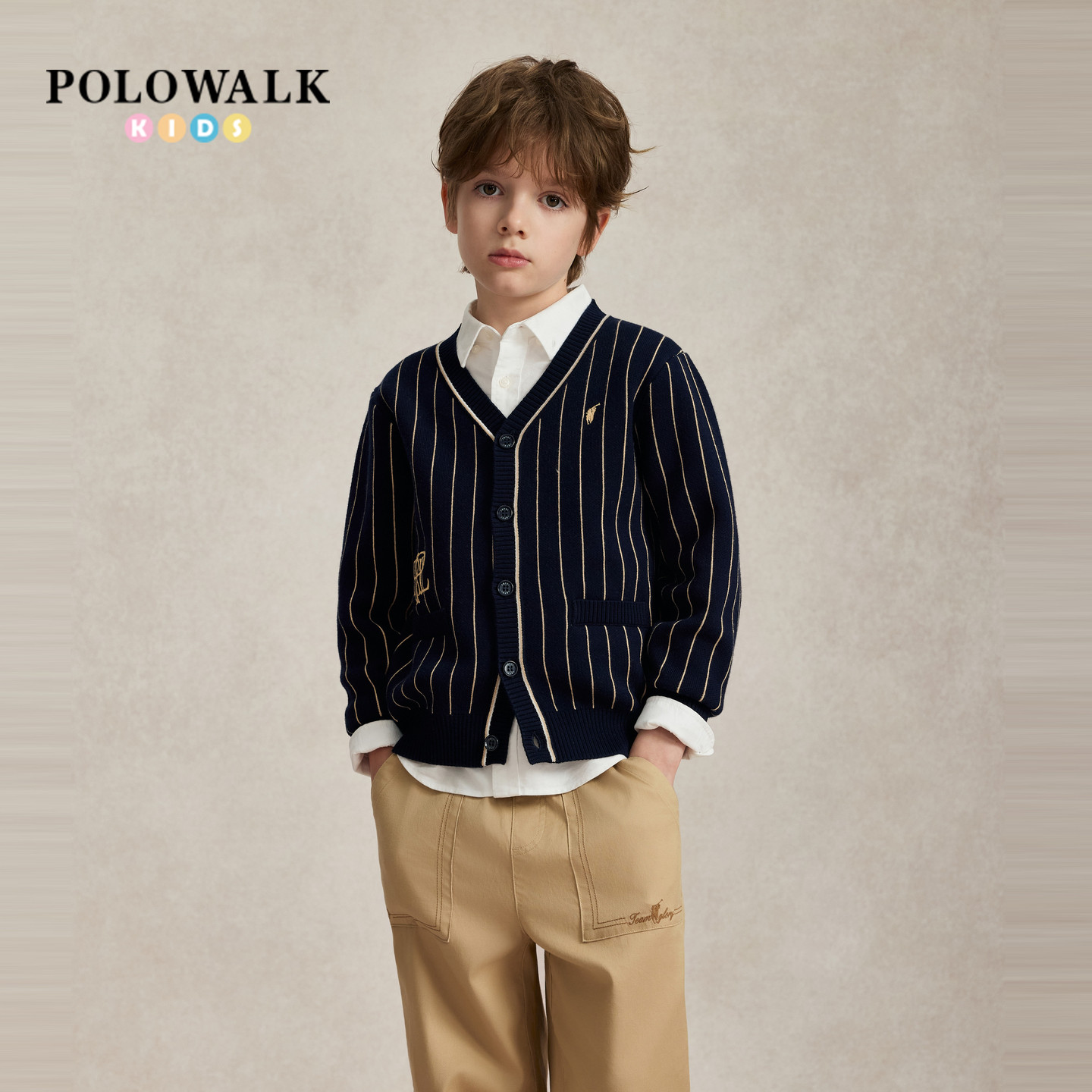POLOWALK男童秋季新品针织衫