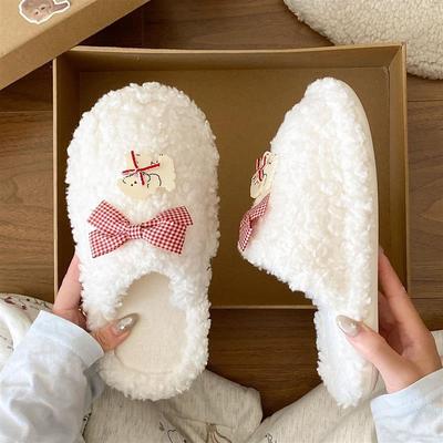 日本2025新款毛绒拖鞋女士