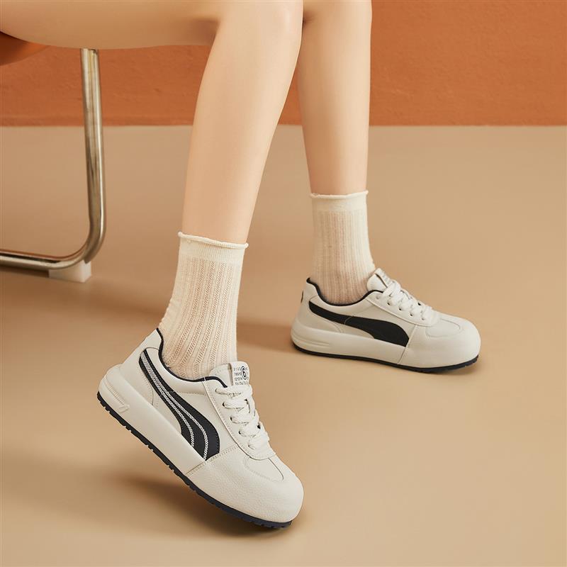 现货秋季防滑板鞋女内增高