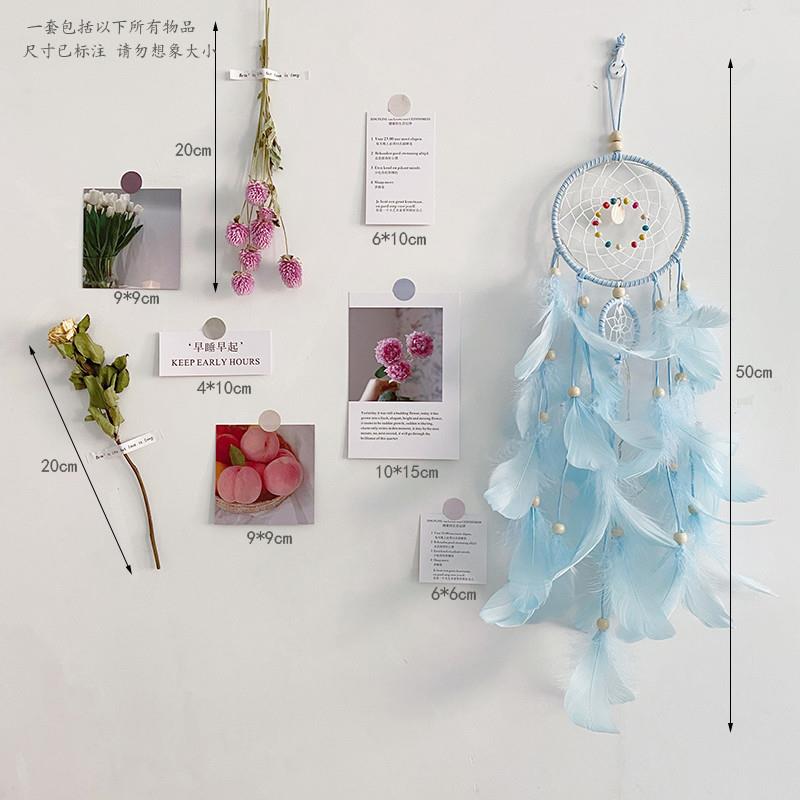 新品ins墙贴干花卡片挂毯