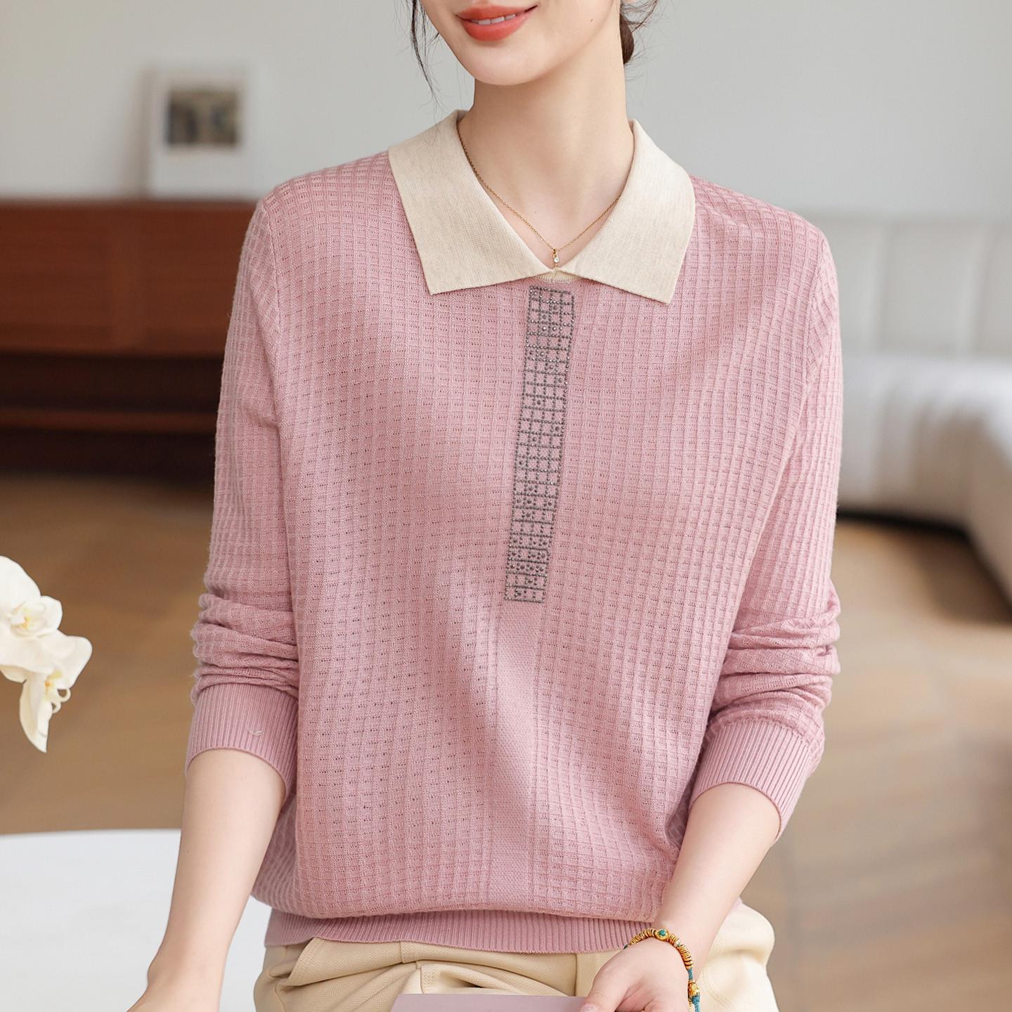 新品时尚妈妈装针织打底小