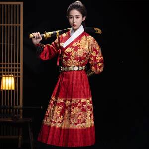 新品炎蔻明制飞鱼服锦衣卫绣春刀男女同款侠客风明朝贴里汉服曳撒