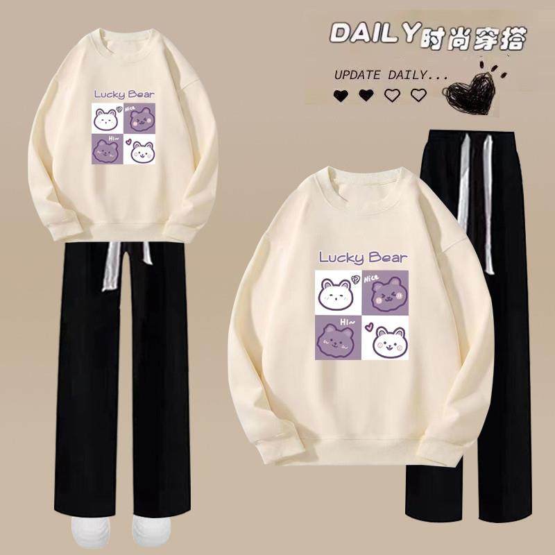 极速初中生运动服套装女2025秋季新款少女秋装高中学生休闲卫衣两