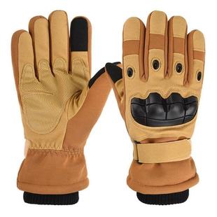 高档加肥加大码号骑摩托车骑行电动车冬季男士保暖加厚棉防护手套