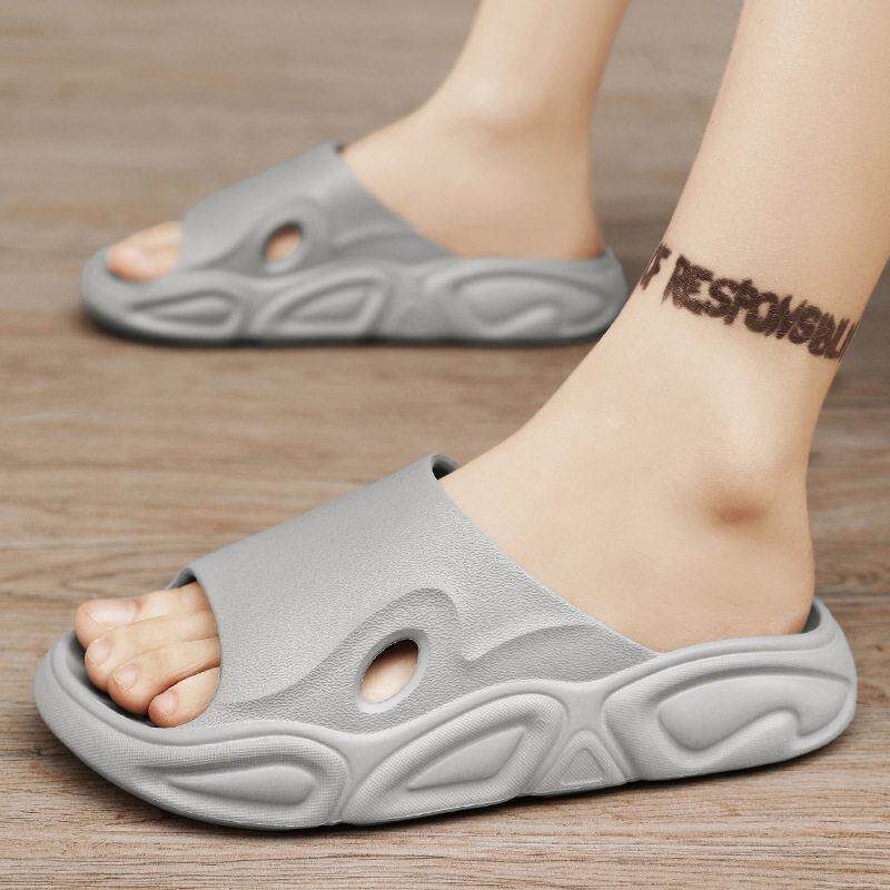 新品男士运动拖鞋2026新款外穿夏季防滑耐磨踩屎感厚底潮流户外凉