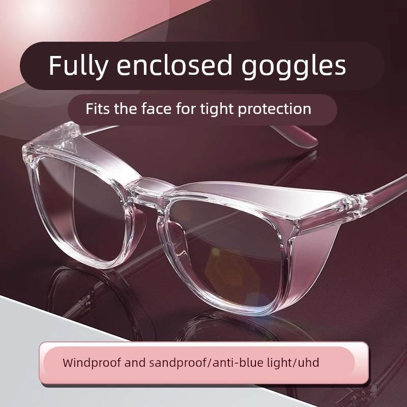高清护目镜防灰尘不起雾男
