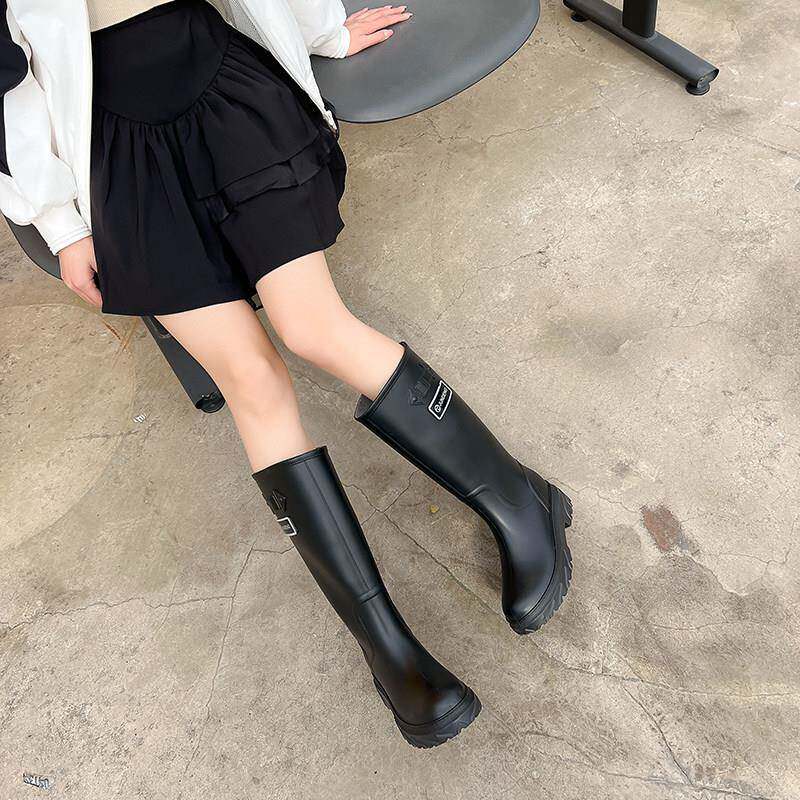 新品军登雨靴款2026新款夏季厚底防滑防臭高筒靴子外穿时尚百搭长