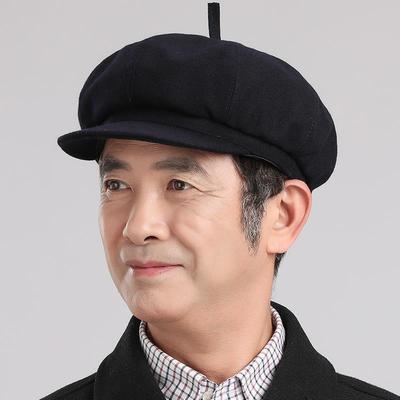 中老年帽子男鸭舌帽爸爸爷