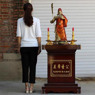 现货纯铜关公关二爷神像家