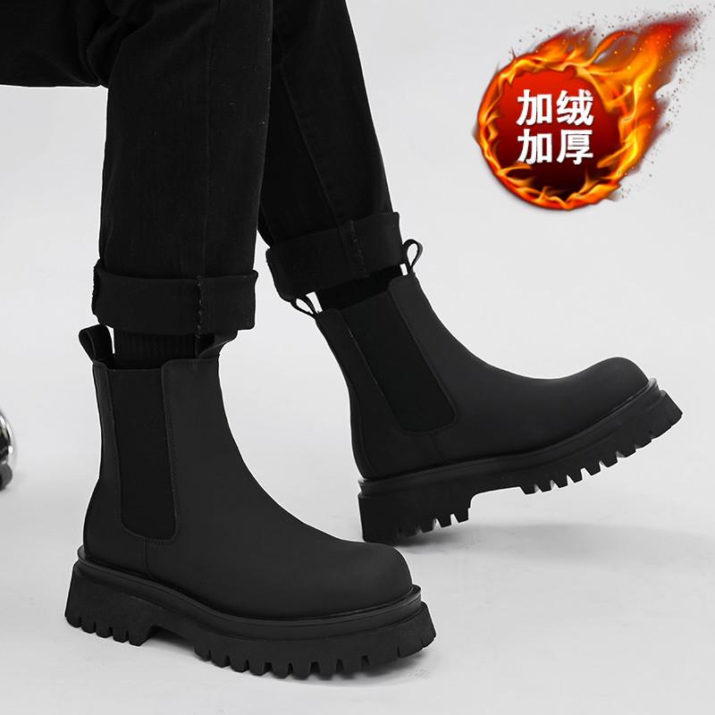 新品雪地靴男冬季加绒加厚