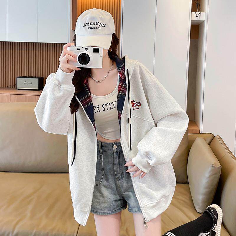 新品慵懒风早秋上衣韩系针织开衫15初中学生13少女12岁女大童卫衣