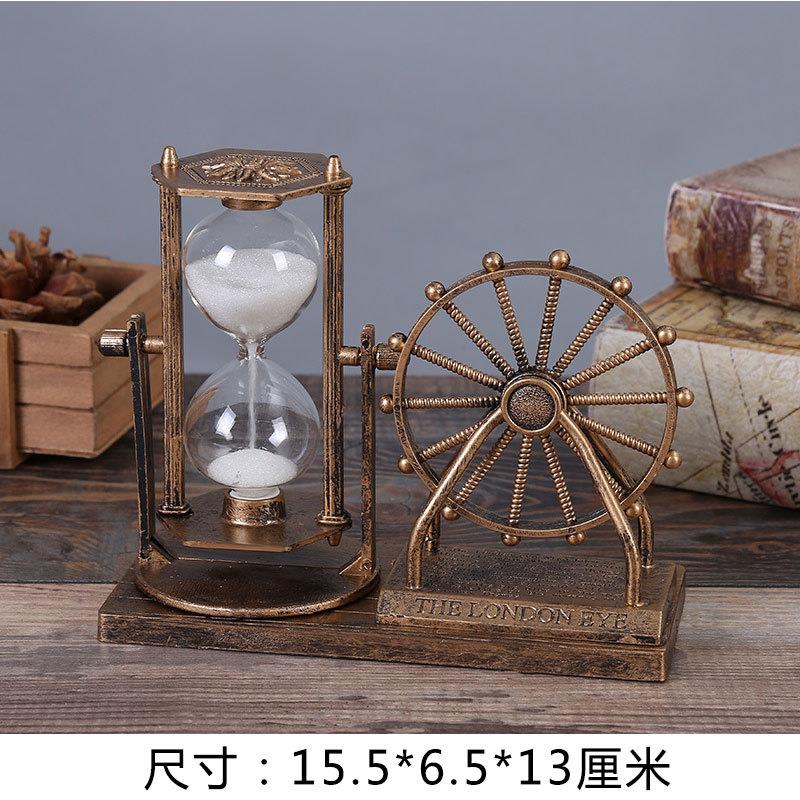 创意怀旧风车灯塔模型复古