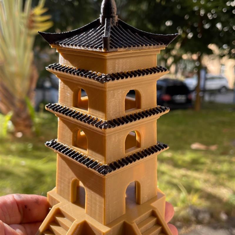 现货大雁塔古建筑造景模型