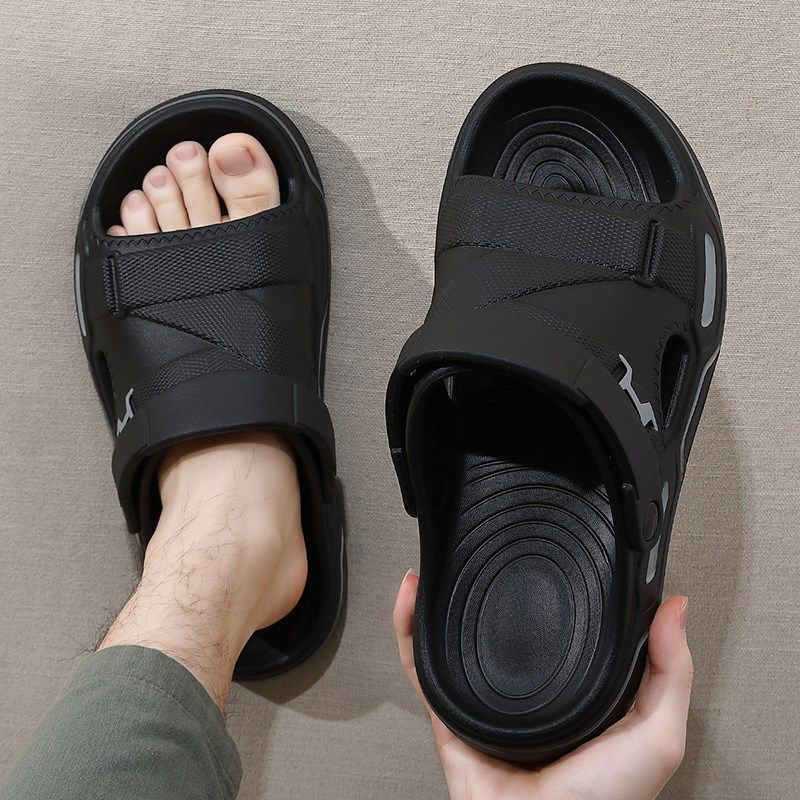 拖鞋男夏季开车两用外穿防滑防臭2025I新款休闲男士凉鞋沙滩凉拖,流行男鞋,休闲凉鞋,淘宝优惠券,粉丝福利购,淘宝优惠卷