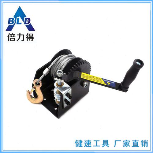涡轮绞盘水线绞盘手动绞盘六角手柄养鸡场专用 养殖工具