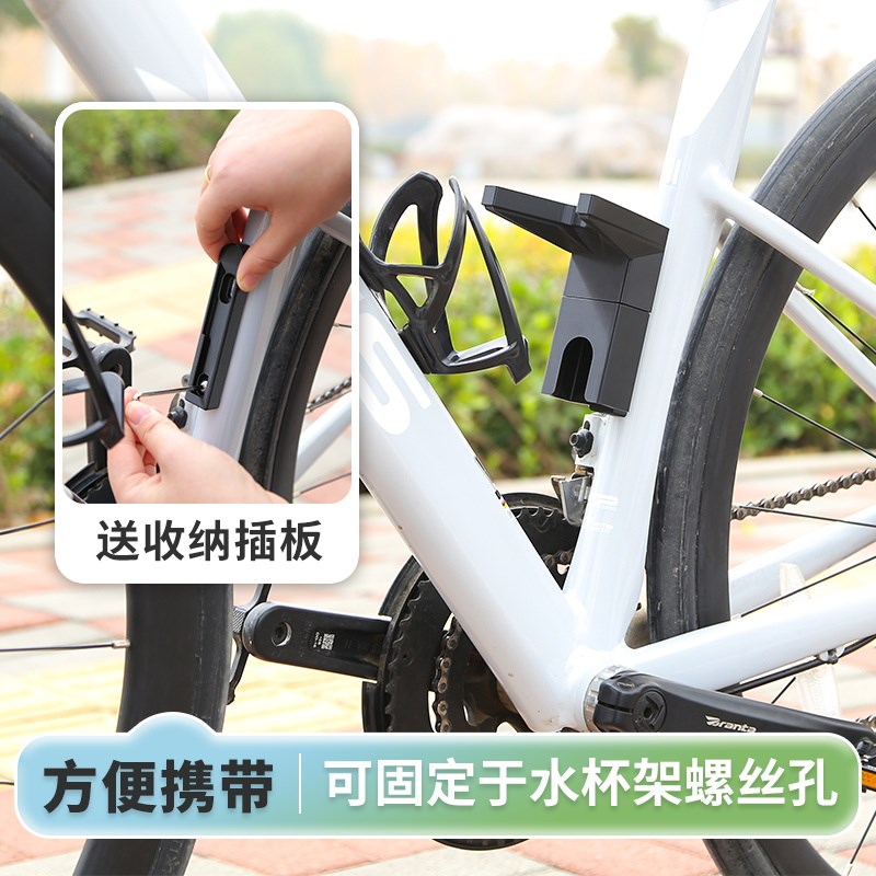 自行车公路车便携式脚撑停车架曲柄支架户外携带简易车梯山地边撑