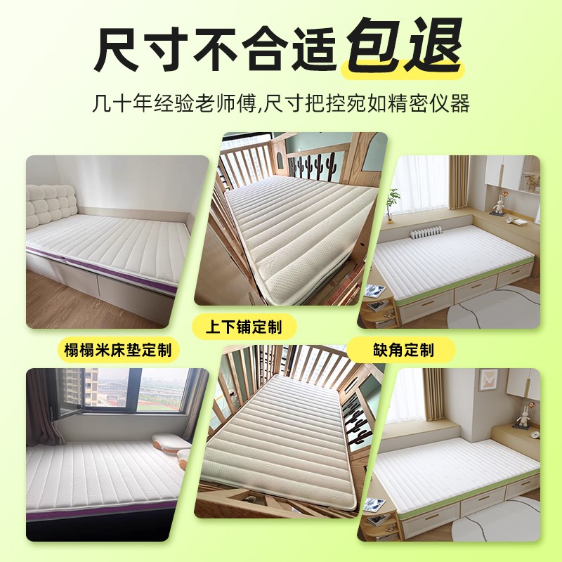 榻榻米床垫子定制任意尺寸椰棕家用卧室硬乳胶可折叠儿童定做