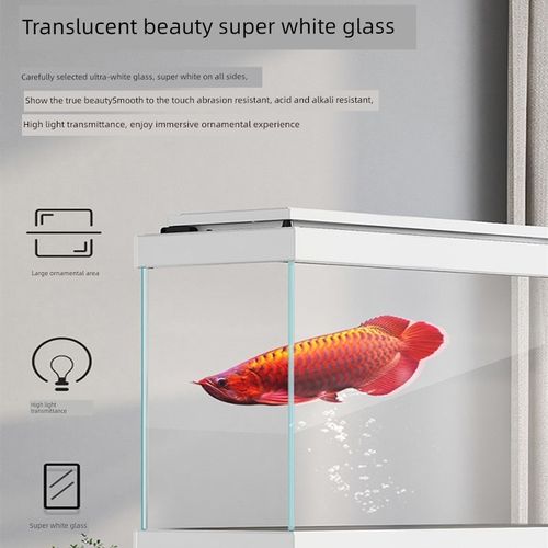 森森超白鱼缸客厅大型智能生态水族箱家用底滤落地2025新款HHLT-B