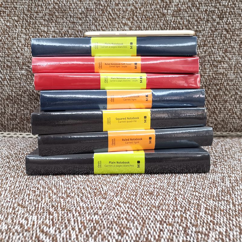 Moleskine400页经典款笔记本记事本商务学习加厚本子无酸纸手账