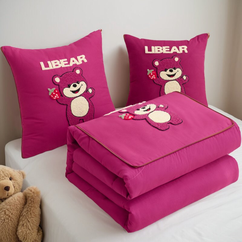 抱枕被子两用加厚办公室折叠午睡枕头车载空调毯子二合一汽车靠枕